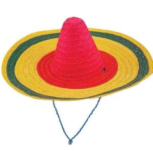 Sombrero de paja mexicano al mejor precio al por mayor Sombrero de paja para promoción-Precio competitivo Sombrero de paja arcoíris México colorido - Product Image 3