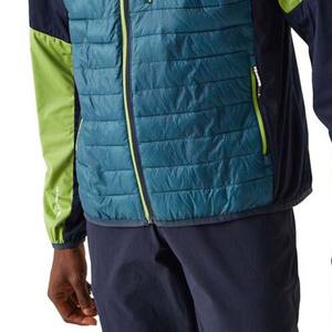 Chaqueta Híbrida de Invierno para Hombre, Estilo Urbano, con Cierre, Ajustada, Ligera, Acolchada, con Cuello Alto y Resistente al Viento - Product Image 6