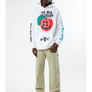 OEM Custom Design High Quality 100% Cotton Casual Wear Front Pocket Regular Fit <b>Long</b> Sleeves <b>Hoodies</b> Customize Digital Printing - Product Image 3