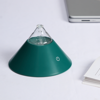Fabricant chinois nouvelle saison Oem Grain de bois Ce Rohs plastique verre Mini ultrasonique sans eau aromathérapie Air diffuseur d'arôme