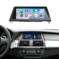Pantalla Táctil HD de 10.25 Pulgadas con Sistema Linux para BMW X5 X6 E70 E71 2007-2013, CarPlay Inalámbrico Integrado, Android Auto, GPS para Espejo Retrovisor