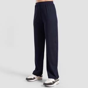 Pantalones Co-Op Navy con Material Transpirable, Corte Regular y Cintura Media - Product Image 3