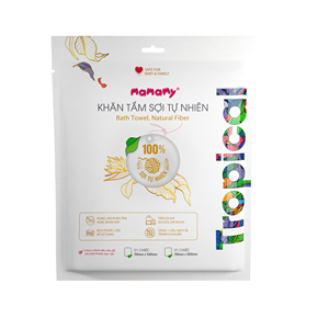 Mamamy Non-tissé 100% Serviette de bain tropicale ultra douce Tissu rayonne en fibre naturelle blanche de haute qualité Prêt pour le voyage - Product Image 1