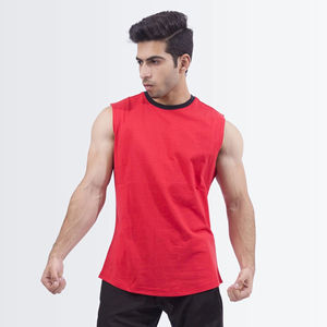 Wholesale <b>Men</b> <b>Tank</b> <b>Top</b> Custom Logo Cotton Running Singlet Muscle Athletic Fitness Wear Workout <b>Men</b> Gym <b>Men</b> <b>Tank</b> <b>Top</b> for OEM - Product Image 1