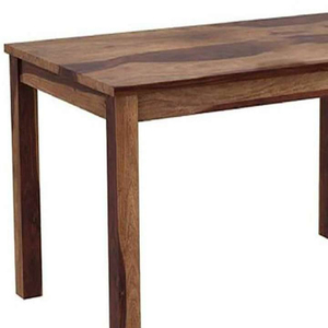 Juego de mesa de comedor de madera maciza de 4 plazas moderno ajustable al por mayor muebles para el hogar para sala de estar Parque hoteles y pasillos - Product Image 2