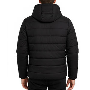 Veste matelassée personnalisée sur mesure pour hommes grande taille, veste d'hiver rembourrée en duvet pour hommes, vente en gros de vestes pour hommes - Product Image 2