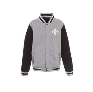 Chaqueta universitaria con cuello acanalado transpirable de poliéster 100%, nueva chaqueta de invierno con logotipo personalizado más vendida de ATLANTIC - Product Image 6