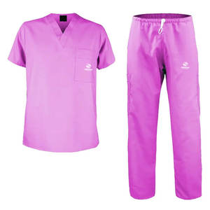 Uniformes d'infirmière à col montant, manches courtes, style chaud, soins infirmiers, hôpital, ensemble de gommages médicaux - Product Image 2