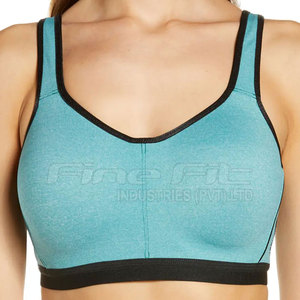 Sujetador deportivo cómodo hecho en Pakistán para mujer, transpirable y de talla grande, estilo sencillo, venta en línea, precio barato - Product Image 2