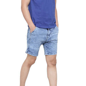 Pantalones Cortos de Mezclilla Personalizados de Color, 100% Algodón, Transpirables, de Secado Rápido, Estilo Urbano para Hombre, Hechos en Pakistán - Product Image 3