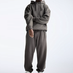 Chándal transpirable de ajuste holgado de buena calidad con logotipo personalizado de diseño Premium OEM para hombre, chándales de algodón 100%, precio al por mayor - Product Image 4