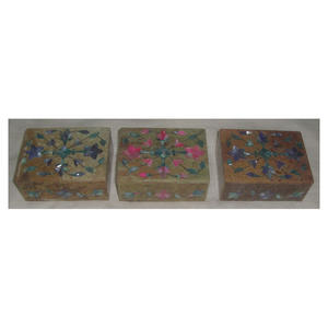 Soapstone-mopa con incrustaciones de flores, cajas de diseño con la mejor calidad y clase alta, almacenamiento de múltiples usos y regalos decorativos - Product Image 1