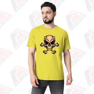 เสื้อยืดผู้ชายเนื้อผ้านุ่มพิเศษ สวมใส่สบาย เหมาะสำหรับฤดูร้อน ผลิตจากวัสดุเป็นมิตรต่อสิ่งแวดล้อม ตกแต่งด้วยผ้าเดนิม ผ้าบาติก ผ้าคอร์ดูรอย ผ้าฝ้าย 100% และแผ่นปะติด - Product Image 3