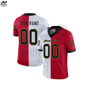 Ensemble de maillots de football américain pour adultes avec logo personnalisé, polyester respirant de haute qualité, maillot de football américain fabriqué - Product Image 2