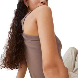 Top corto de mujer de alta calidad, Tops cortos personalizados transpirables para damas, venta al por mayor, camisa holgada, camisetas sin mangas para mujer - Product Image 4