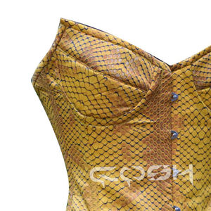 Corsé de satén con estampado de cocodrilo - Product Image 3