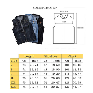 เสื้อกั๊กยีนส์ลำลองผู้ชายสำหรับฤดูหนาว แบบกำหนดเองได้ คุณภาพสูง บุด้วยผ้าฝ้าย ลายสก็อต ใส่ได้สองด้าน ไซส์ใหญ่ ขายส่ง - Product Image 6