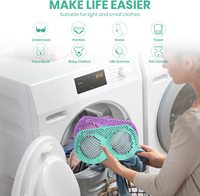 Kantong Cuci Pakaian Dalam Ramah Lingkungan dari Silika Gel Terbaru, Kantong Jaring Lipat untuk Bra dan Lingerie, Dapat Dicuci untuk Rumah