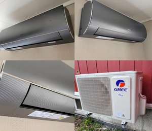 2025 Gree Inverter Auto WIFI Interior Exterior Manual Split Aire acondicionado Uso doméstico Unidad de calefacción de refrigeración alimentada por Gas Solar - Product Image 3