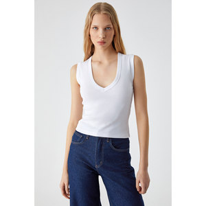 Chemisier sans manches à col en V slim pour femme GRIMELANGE Lescosa - Product Image 4