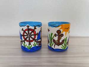 DAFNI BIG PAZAR Taza de Cerámica con Relieve 3D Personalizada, Hecha a Mano, Pintada a Mano, con Diseño de Frutas, Apta para Lavavajillas, Caja de Regalo, Estambul - Product Image 2