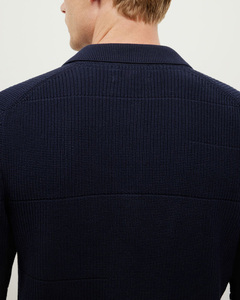 Sudadera de Punto Urbana de Estilo Moderno para Hombre, Tejido Suave y Cálido, Cómoda, Transpirable, Puños Elásticos, Duradera - Product Image 3