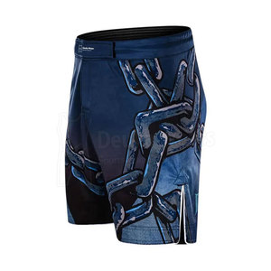 Short MMA de haute qualité avec logo personnalisé Vêtements de sport confortables en polyester et spandex pour hommes disponibles pour OEM Vêtements d'arts martiaux pour hommes - Product Image 2