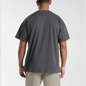 100% เสื้อยืดผ้าฝ้ายโอเวอร์ไซส์สำหรับผู้ชายขนาดใหญ่240กรัมลายพิมพ์ดิจิตอลดีไซน์ตามสั่ง - Product Image 2