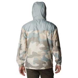 Chaquetas Cortavientos Personalizadas con Diseño Impreso para Hombre, Resistentes al Viento, para Senderismo, Casuales, en Blanco - Product Image 2