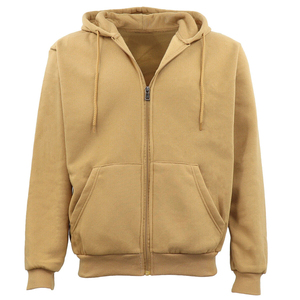 Haute qualité surdimensionné goutte épaule hommes fermeture éclair sweats à capuche nouvelle mode personnalisé couleur unie vêtements décontractés hommes fermeture éclair sweats à capuche - Product Image 6