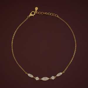 Ensemble de chevillères de mariage - Payal en argent 92,5 avec placage or - Acier inoxydable et laiton - Product Image 4