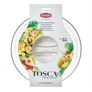 Tapa Transparente para Olla de Plástico TOSCA 55160 San (22cm) para Recipientes y Almacenamiento de Alimentos Stefanplast - Product Image 2