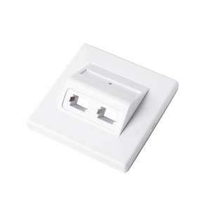 Prise murale fibre optique 2 ports POE/IP TCP/GSM/GPRS haute résistance aux chocs pour solutions de réseau FTTH - Product Image 1