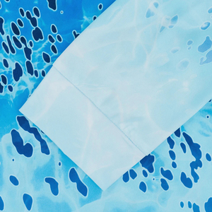 Vente en gros de chemises de pêche à manches longues personnalisées 100% polyester pour hommes séchage rapide respirant 50 protection solaire sublimation imprimée Plus - Product Image 6