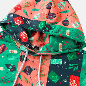 Sweat à capuche pour homme avec imprimé graphique de Noël, imprimé intégral, décontracté, chaud, en polaire, streetwear de vacances - Product Image 3