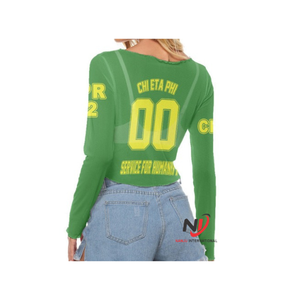 Haute qualité Chi Eta Phi Sorority imprimé chemise courte pour les femmes en gros de haute qualité t-shirts personnalisé à manches courtes dames chemise - Product Image 6