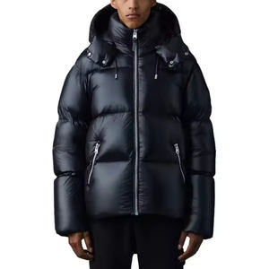 Chaqueta Acolchada con Capucha Impermeable y Transpirable para Hombre, de la Mejor Calidad, Personalizada, de Manga Larga, Abrigo de Invierno, Estilo Casual Urbano - Product Image 2