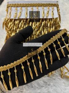 Adornos de Encaje con Cuentas de Perlas de Lujo, Adornos de Lentejuelas Brillantes para Vestidos de Novia y Decoración del Hogar - Product Image 2