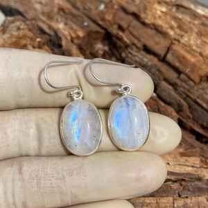 Moonstone Dangle <b>Earrings</b> 925 Sterling <b>Silver</b> Handmade Statement Unique Fashion Jewelry Gift <b>For</b> Women <b>Men</b> - Product Image 3