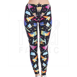 Suministro en línea de mallas deportivas para mujer, transpirables, de cintura media, sublimación de Pekín personalizada para niñas para el verano - Product Image 1