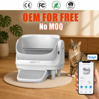 Litière automatique pour chats à ouverture supérieure, bac à litière électrique autonettoyant, silencieux, toilette intelligente pour chats OEM
