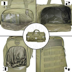 Bolsa de lona de gimnasio de gran capacidad personalizada de alta calidad para uso en exteriores, impermeable, hecha en Pakistán, mordaza de gimnasio - Product Image 4