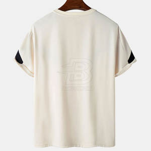 T-shirt pour homme le plus vendu, impression de logo personnalisé, col rond, manches courtes, 100% coton, respirant, décontracté - Product Image 2