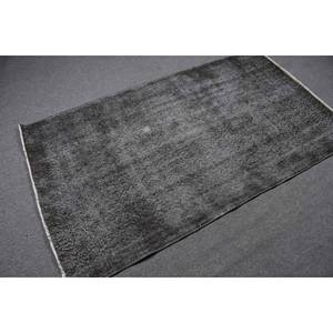 Modern Vintage Handmade Wool <b>Rug</b> 3.7 X 6.5ft Large Rectangle Black Patchwork Pattern Latex Teens <b>Bedside</b> Turkish Area <b>Rugs</b> Sets - Product Image 2