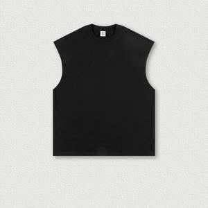 T-shirt sans manches de course à pied pour homme, 100% polyester tricoté, impression numérique 3D personnalisée, soudé, séchage rapide, dos nageur - Product Image 1