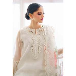 Ensemble de costume en organza brodé pour femmes UF-526 - Product Image 4