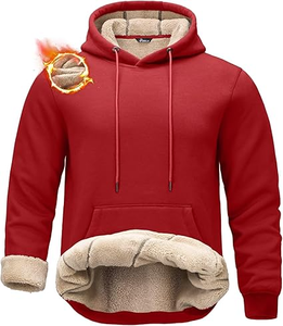 Sweat à capuche de luxe pour hommes 100% coton et polyester Streetwear personnalisé pour la saison d'hiver - Product Image 1