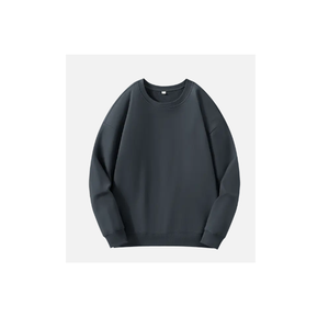 Pull à col rond à manches longues pour hommes, pull décontracté de couleur unie, t-shirt léger fantaisie - Product Image 2