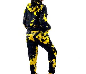 ชุดวอร์มลำลองแบบมีฮู้ดปักลายฤดูหนาวสำหรับผู้ชายและผู้หญิง ดีไซน์เนอร์ ผ้าถักเนื้อหนา 300gsm ผ้าฝ้าย 100% - Product Image 3