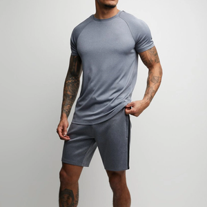 Logo personnalisé Nouveau design Vêtements de gym à séchage rapide Ensembles de shorts réglables pour hommes Vêtements de sport d'entraînement à la course en plein air Ensembles de fitness et de gymnastique - Product Image 1